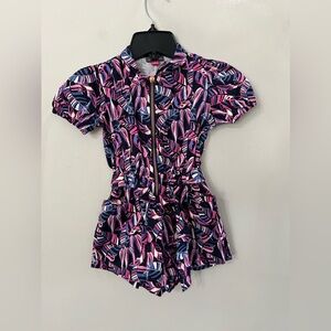 NEW VINCE CAMUTO KIDS SHORTS ROMPER GIRL SIZE: 4